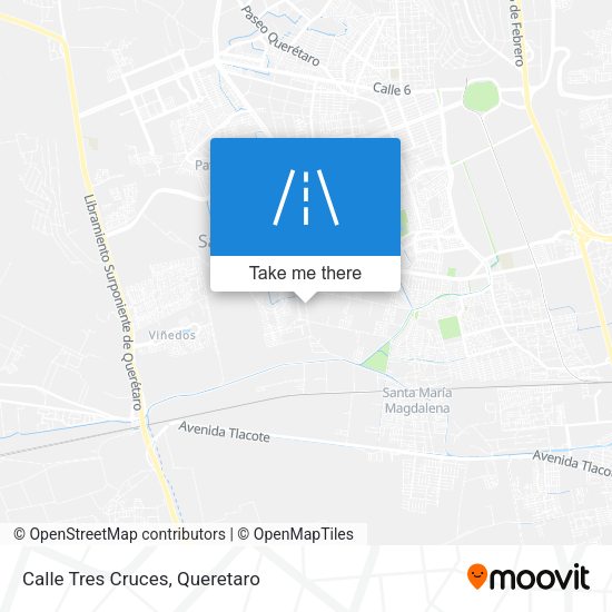 Mapa de Calle Tres Cruces