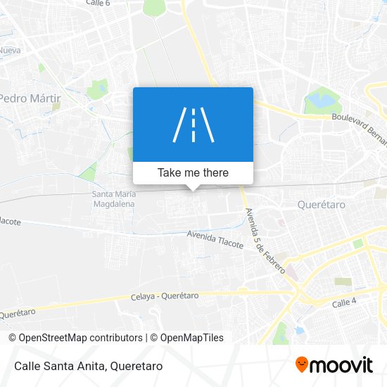 Mapa de Calle Santa Anita