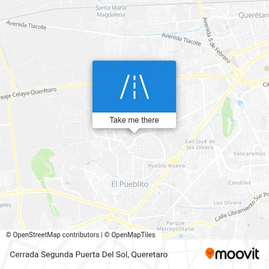 Cerrada Segunda Puerta Del Sol map