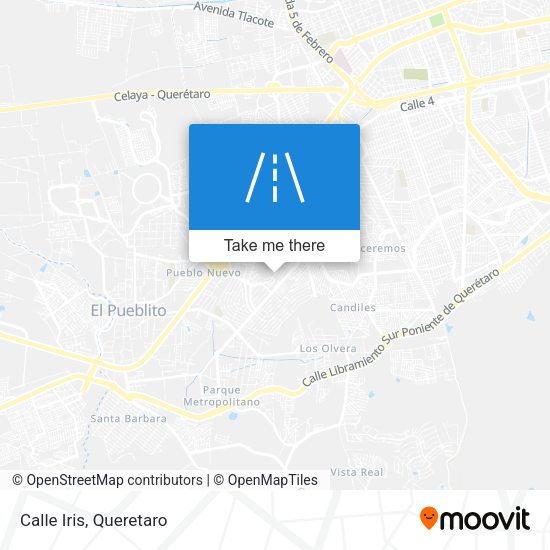 Mapa de Calle Iris