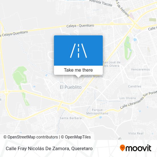 Calle Fray Nicolás De Zamora map