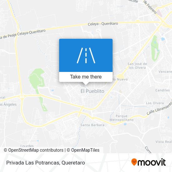 Privada Las Potrancas map