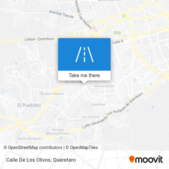 Calle De Los Olivos map