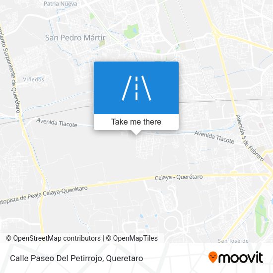 Mapa de Calle Paseo Del Petirrojo