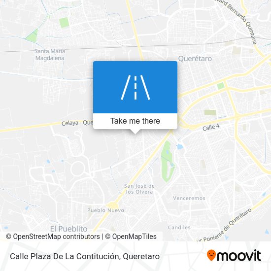 Mapa de Calle Plaza De La Contitución