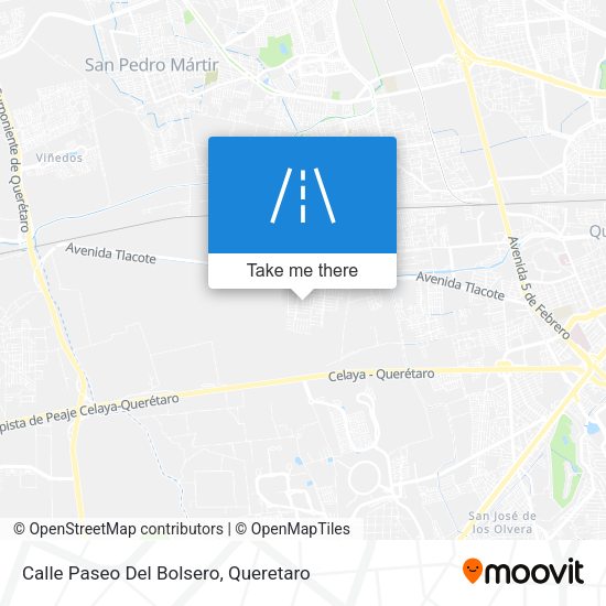 Calle Paseo Del Bolsero map