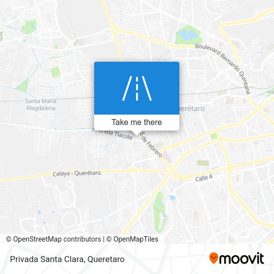 Privada Santa Clara map