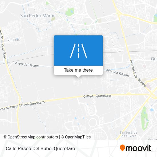 Calle Paseo Del Búho map