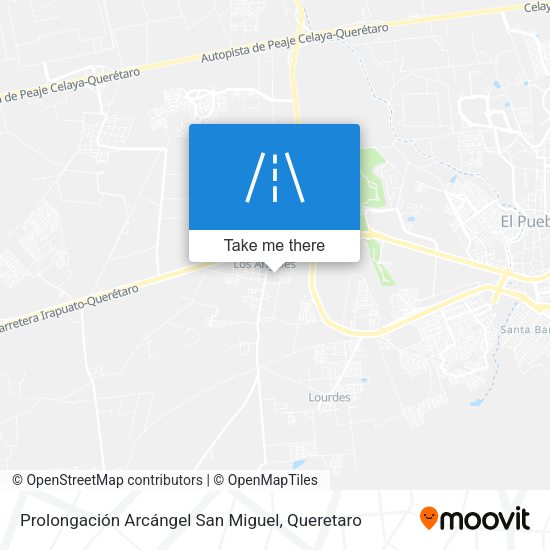 Mapa de Prolongación Arcángel San Miguel
