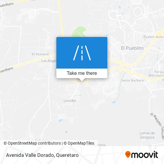 Avenida Valle Dorado map
