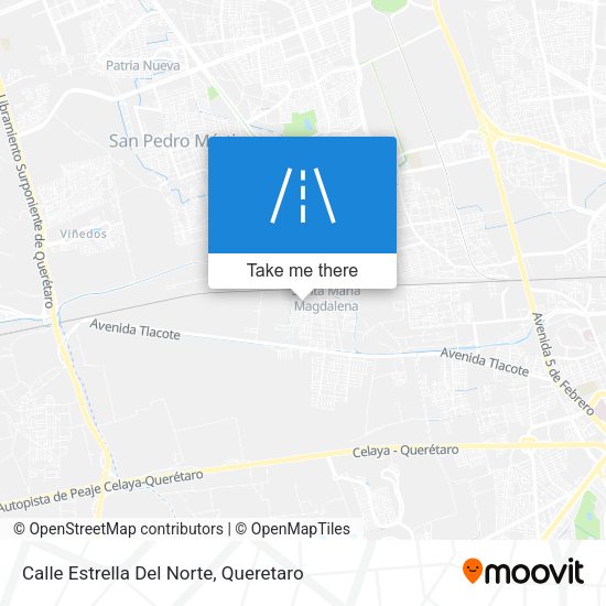 Calle Estrella Del Norte map