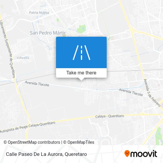 Calle Paseo De La Aurora map