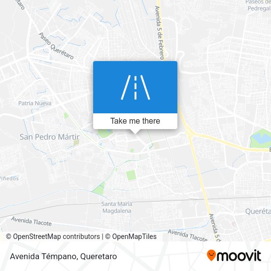 Avenida Témpano map