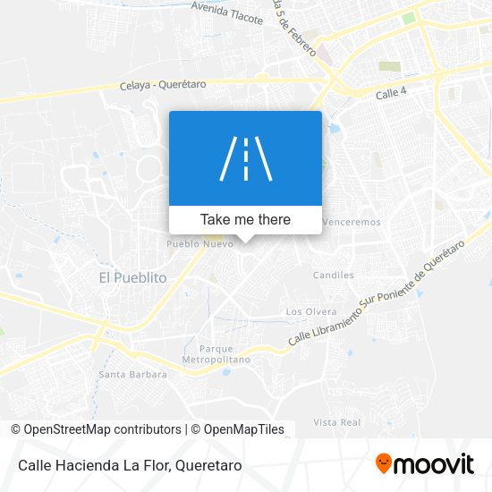 Calle Hacienda La Flor map