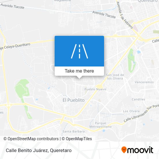 Calle Benito Juárez map