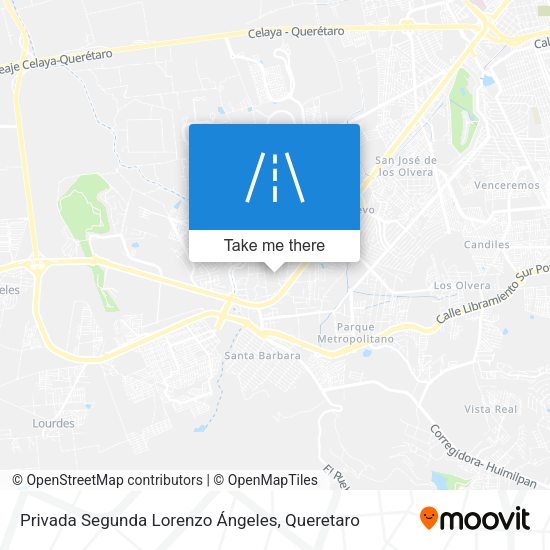 Privada Segunda Lorenzo Ángeles map