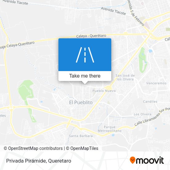 Privada Pirámide map