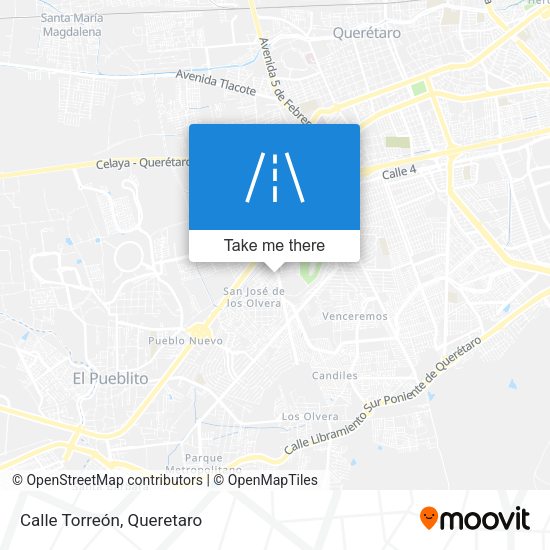 Calle Torreón map