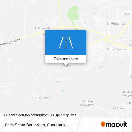 Mapa de Calle Santa Bernardita