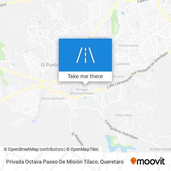 Mapa de Privada Octava Paseo De Misión Tilaco