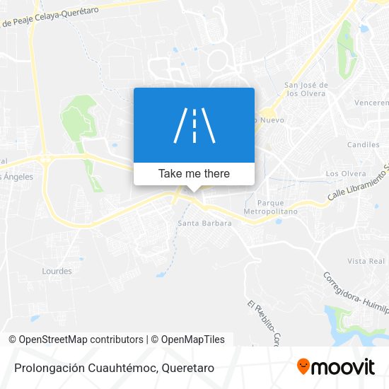 Prolongación Cuauhtémoc map