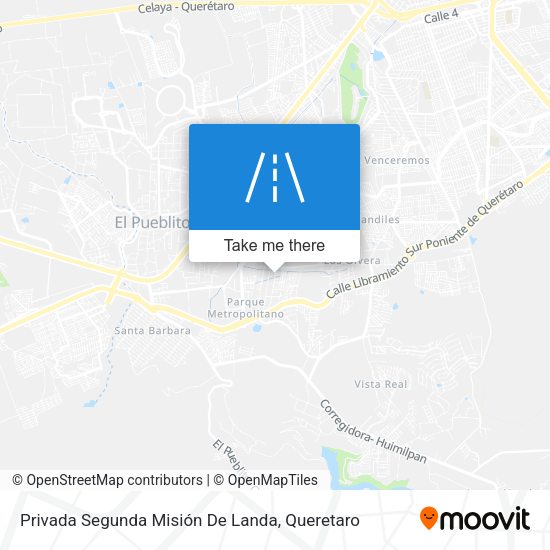 Privada Segunda Misión De Landa map