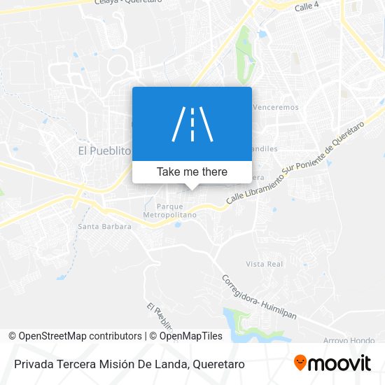 Mapa de Privada Tercera Misión De Landa