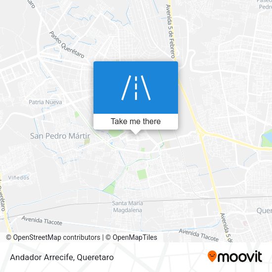 Mapa de Andador Arrecife