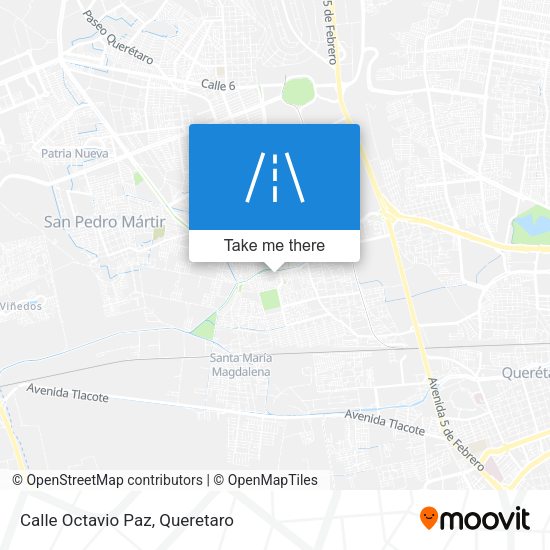 Mapa de Calle Octavio Paz