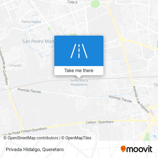 Mapa de Privada Hidalgo