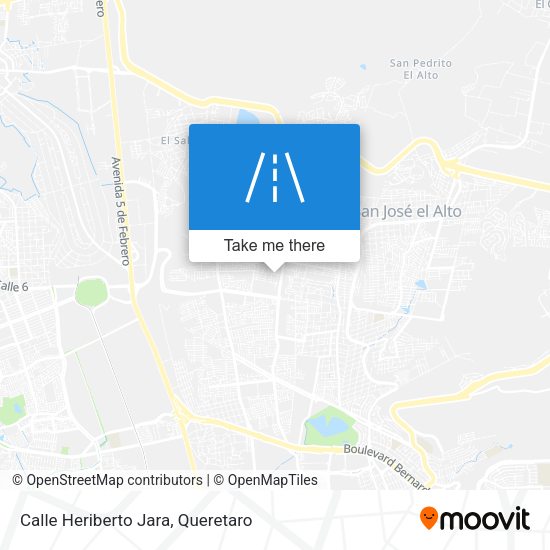 Mapa de Calle Heriberto Jara