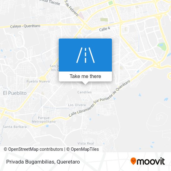 Privada Bugambilias map