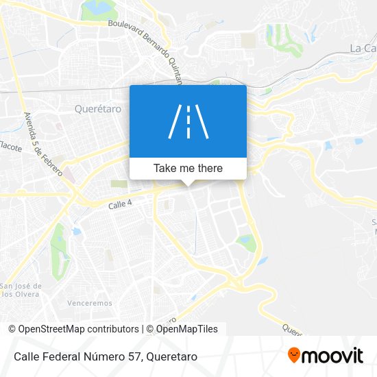 Calle Federal Número 57 map