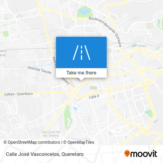 Calle José Vasconcelos map