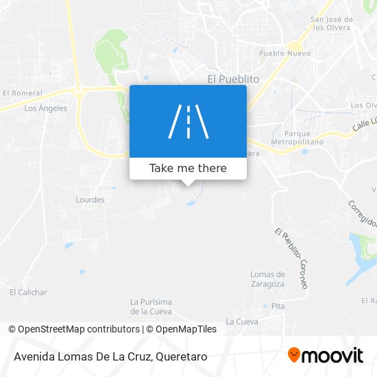 Avenida Lomas De La Cruz map