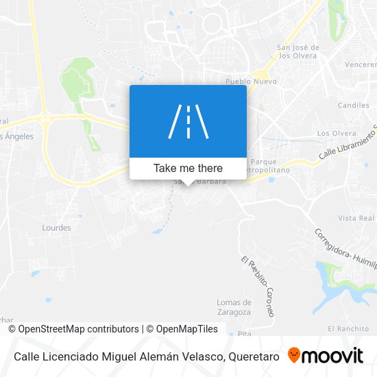 Calle Licenciado Miguel Alemán Velasco map
