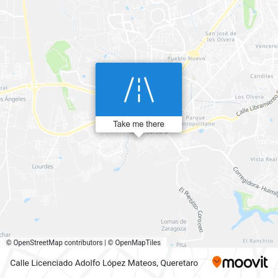 Mapa de Calle Licenciado Adolfo López Mateos