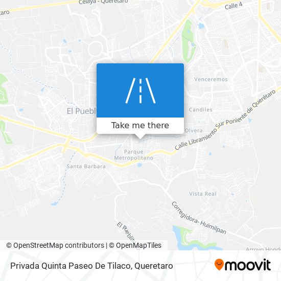 Mapa de Privada Quinta Paseo De Tilaco