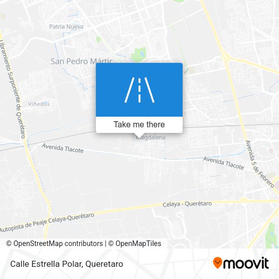 Calle Estrella Polar map