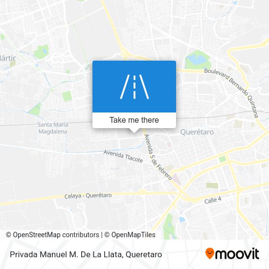 Mapa de Privada Manuel M. De La Llata