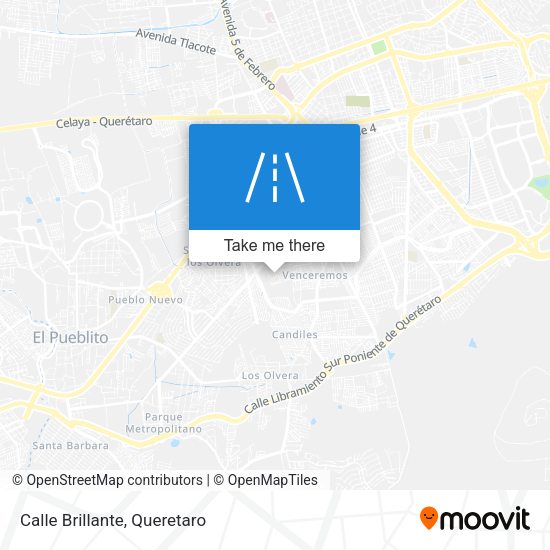 Mapa de Calle Brillante