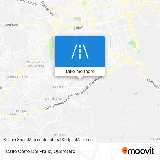Calle Cerro Del Fraile map
