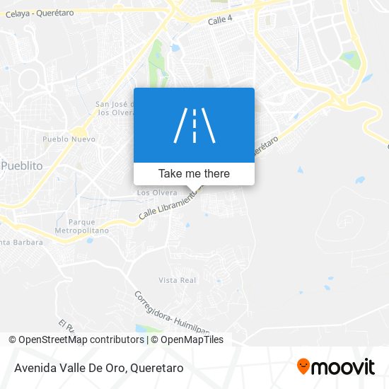 Avenida Valle De Oro map