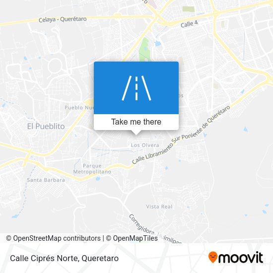 Calle Ciprés Norte map