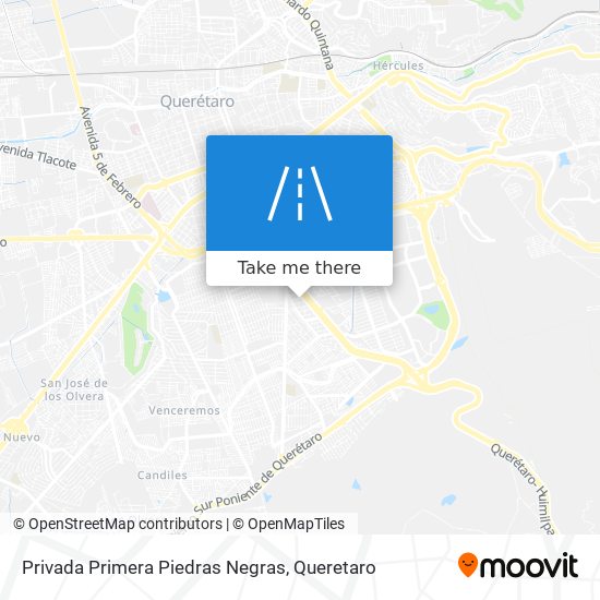 Privada Primera Piedras Negras map