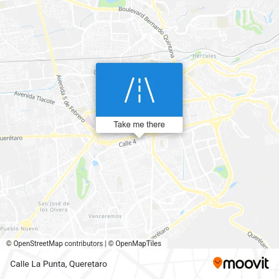 Calle La Punta map