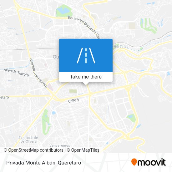 Mapa de Privada Monte Albán