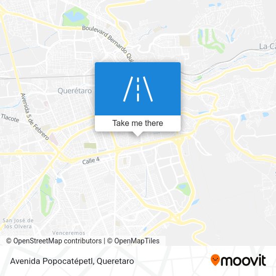 Avenida Popocatépetl map
