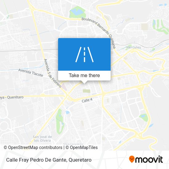 Calle Fray Pedro De Gante map