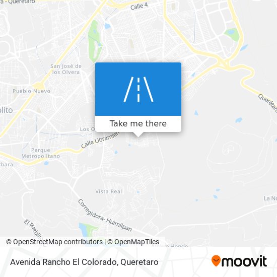Avenida Rancho El Colorado map